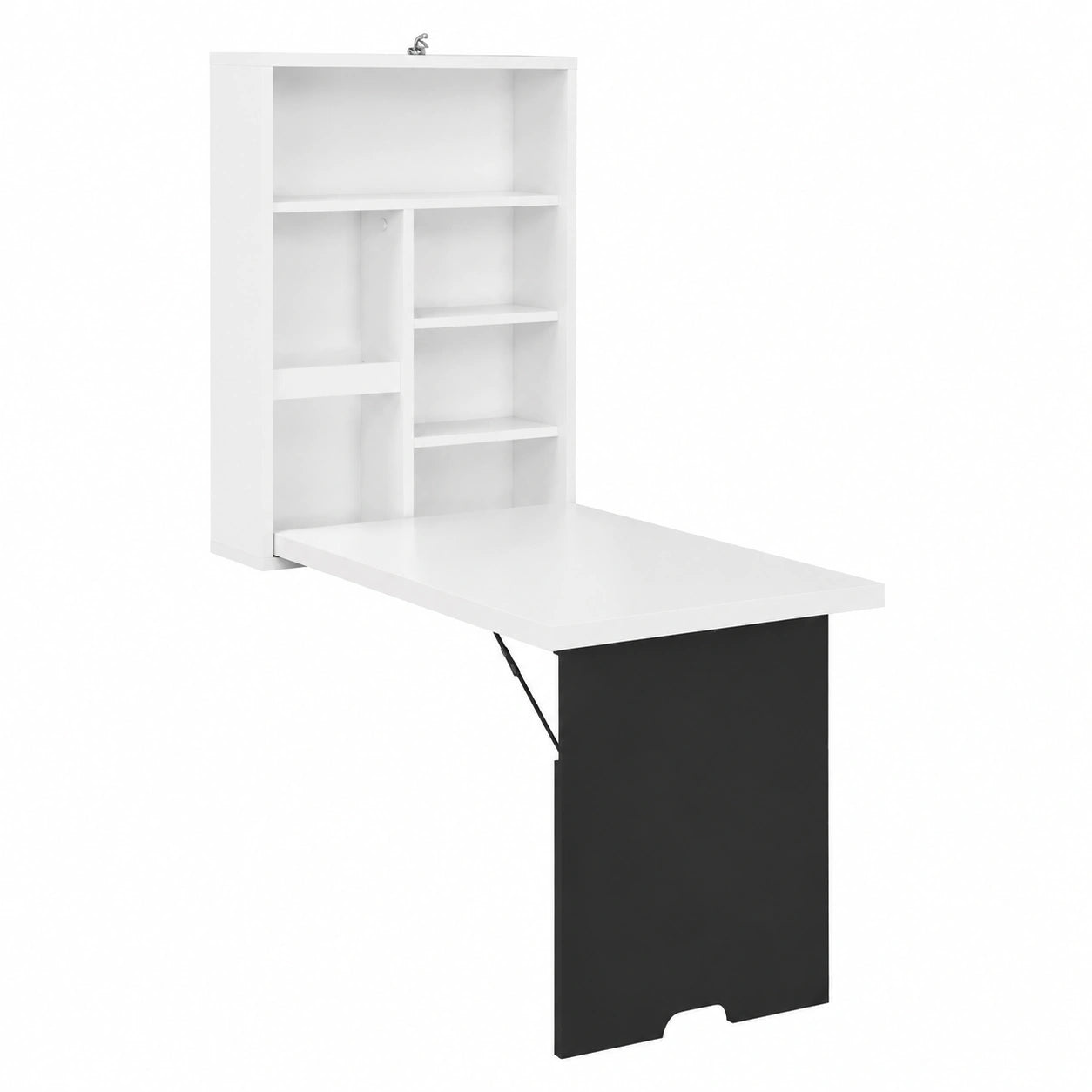 Table murale pliante avec tableau à craie intégré, 60x94x147cm