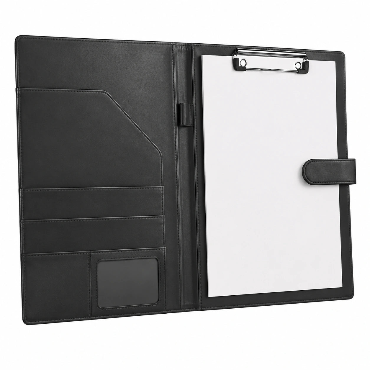 Porte-documents A4 multifonction avec compartiments et fermeture magnétique
