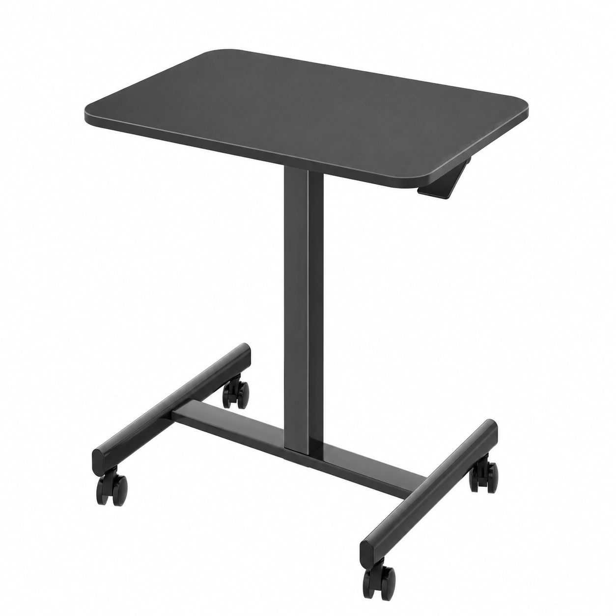 Table de Lit Réglable en Hauteur avec Roulettes Verrouillables