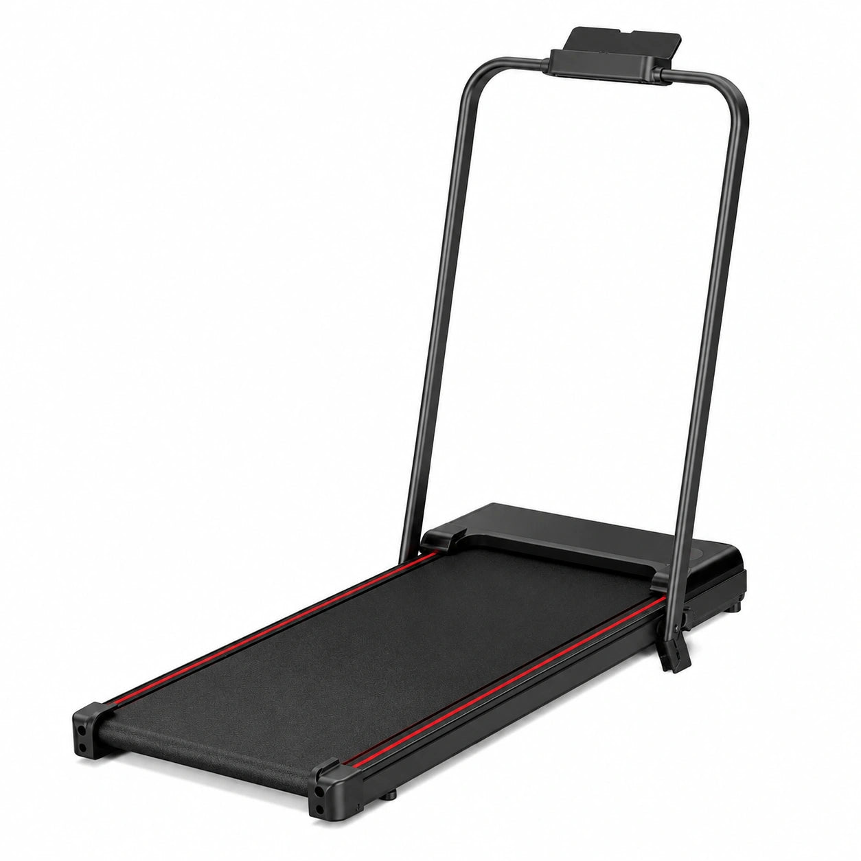 Tapis de course pliable silencieux avec inclinaison réglable, écran LCD et charge maximale 130 kg