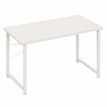 Bureau Compact pour Télétravail et Études, 100x48 cm, Blanc