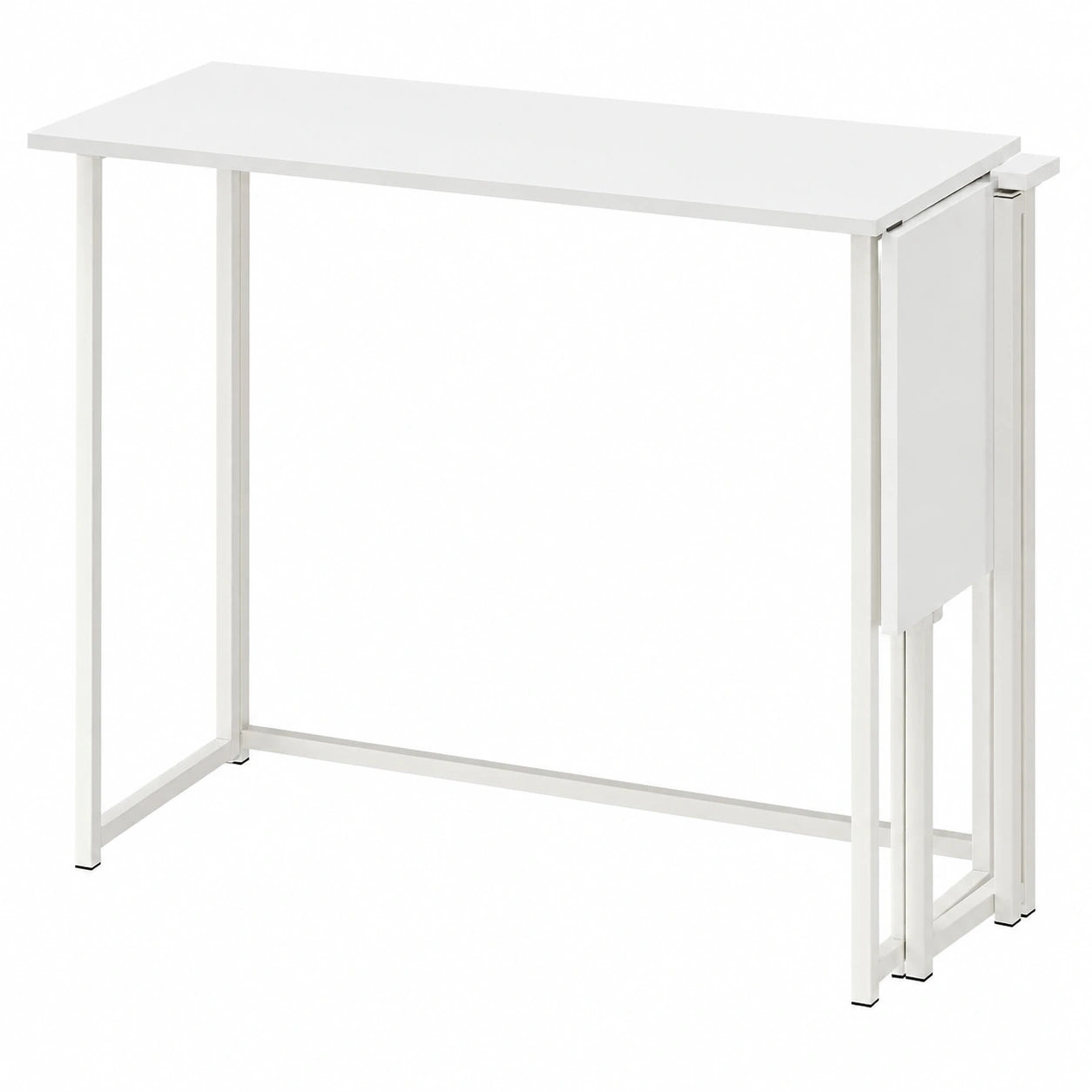 Table pliante pour ordinateur 80 x 45 x 74 cm - Blanc