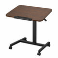 Table d'appoint réglable avec roulettes et plateau inclinable