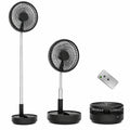Ventilateur de table oscillant portable avec télécommande et 4 vitesses