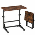 Bureau Informatique Pliable Réglable en Hauteur pour Petits Espaces