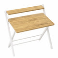 Bureau pliant 70cm avec rangement à 2 niveaux pour espaces réduits