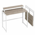 Bureau d'ordinateur pliable avec support d'écran en acier