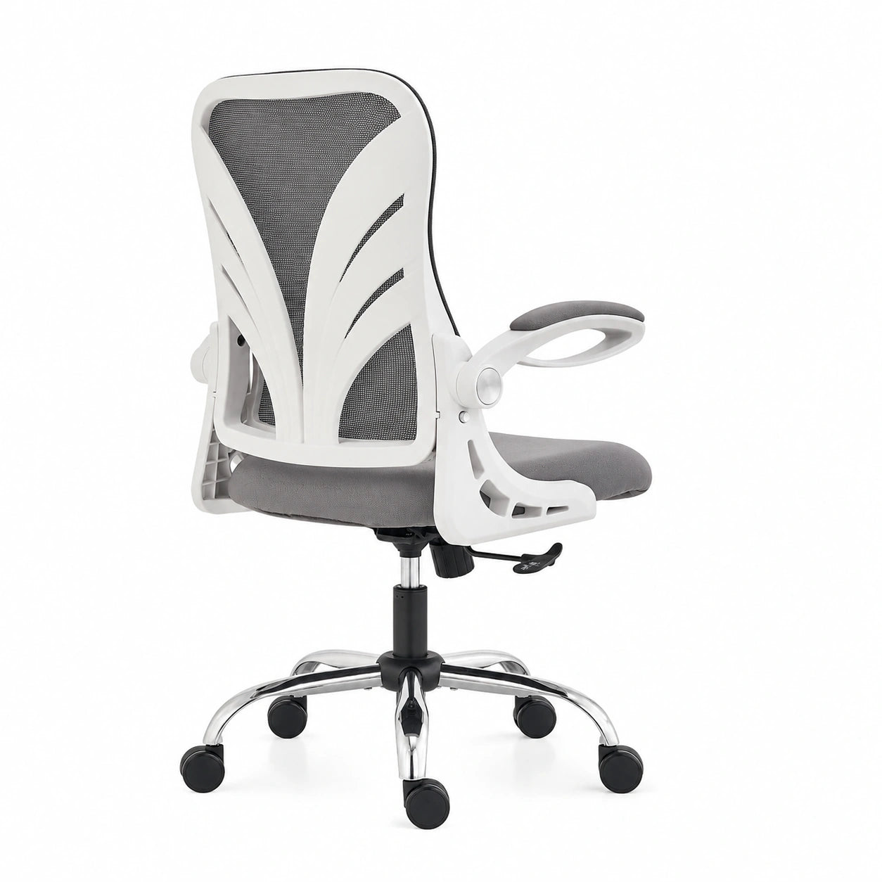 Chaise de Bureau Ergonomique avec Dossier et Accoudoirs Pliables
