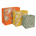 Boîtes de Rangement Multi-Taille avec Motif Floral
